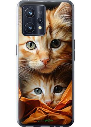 Чехол на realme 9 котики 2 "5664u-2866-2448"