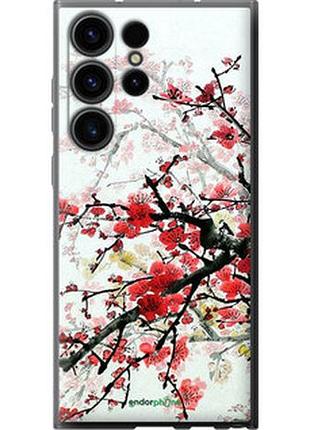 Чехол на samsung galaxy s23 ultra цветущий куст "831u-2906-2448"
