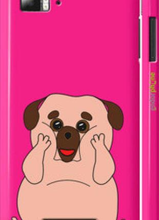 Чехол на lenovo vibe z k910 весёлый мопс "4908m-85-2448"