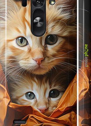 Чехол на lg g3s d724 котики 2 "5664m-93-2448"