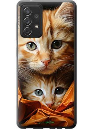 Чехол на samsung galaxy a72 a725f котики 2 "5664t-2247-2448"