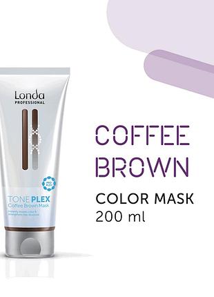 Оттеночная маска toneplex londa coffee brown