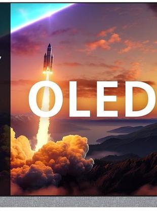 Телевізор 55" philips 55oled910/12 oled+ 4k 144hz smart google tv black ambilight bowers & wilkins sound