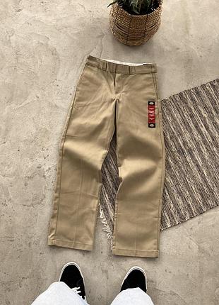 Вінтажні нові бежеві штани dickies 874 робочі штани в робочому стилі