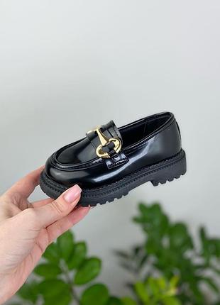 Туфли детские классические черные 853 29
