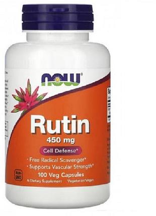 Now rutin / рутин 450мг клеточная защита в капсулах №100