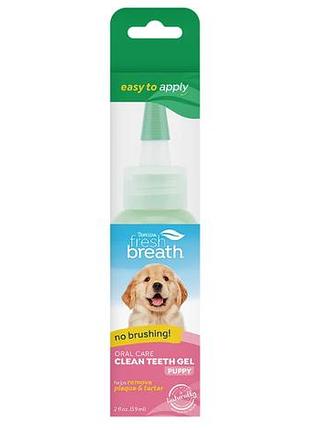 Гель для ухода за полостью рта для собак tropiclean fresh breath, 59 мл