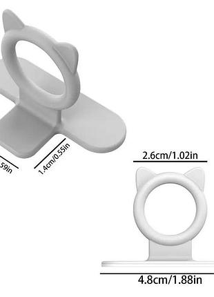 Ручка для кришки унітазу "silicone holder 2" - гігієнічна накладка-тримач, аксесуар для туалету