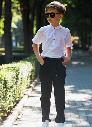 Джинсы musti для мальчика 7-16 лет , черный 158