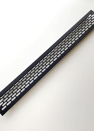 Вентиляційна решітка gtv 480х60 мм, чорна