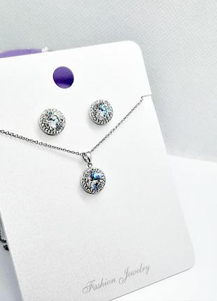 Комплект украшений xuping jewelry, роди. 40+5 см.