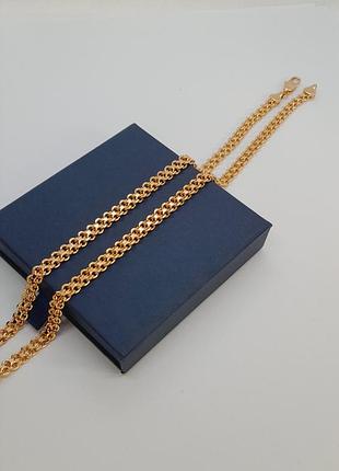 Ланцюжок бісмарк xuping 18k, 50см/5мм.