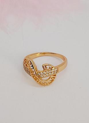 Каблучка жіноча xuping jewelry 18k. р 17, 18, 19. 19