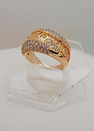 Колечко xuping m&l. позолота 18к. розмір 17,18,19,20 18
