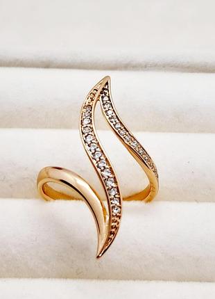 Колечко xuping jewelry 18k. размер 18,5.