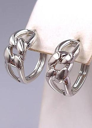 Серьги женские xuping jewelry, роди. 1,5 см.