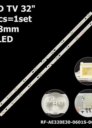 Led підсвітка tv 32" rf-ae320e30-0601s-06 a4 jl.d32061330-032bs-m 06-32c2x6-618-m07w14 2шт.