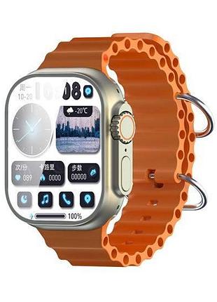 Умные smart часы hk ultra 2 49mm watch оранжевый