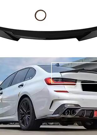 Premium спойлер m4 стиль для bmw g20 g80 черный глянец для bmw 3 серия