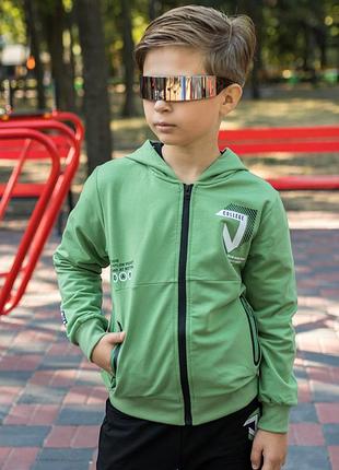 Костюм спортивный f&d для подростка 4-12 лет , зеленый 104