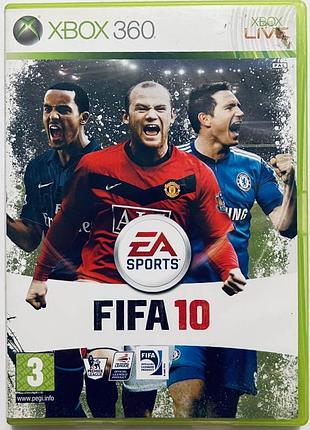 Fifa 10, б/у, английская версия - диск для xbox 360