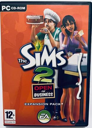 The sims 2 open for business expansion pack, б/в, англійська версія - диск для pc