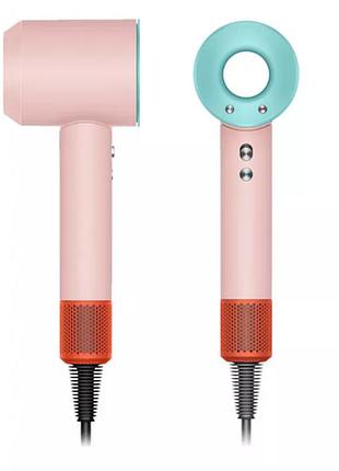 Премиум фен leafless super hair dryer tifani ceramic pop 1600 вт — бесшумный supersonic стайлер для укладки волос