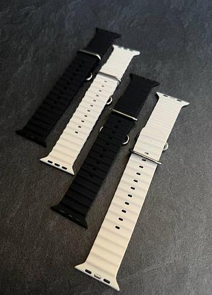 Комплект ремешков ocean band на apple watch 49/46/45/44/42 мм разние цвета