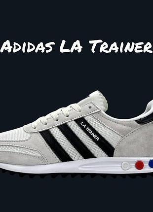 Adidas la trainer dark beige black