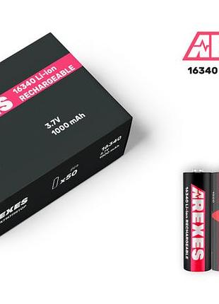 Аккумулятор 16340 li-ion 3.7v 1000mah