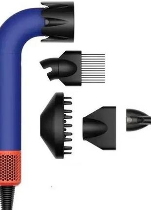 💙 профессиональный фен нового поколения для безупречных локонов - hd18 supersonic r pro hair dryer curly+coily vinca blue/topaz