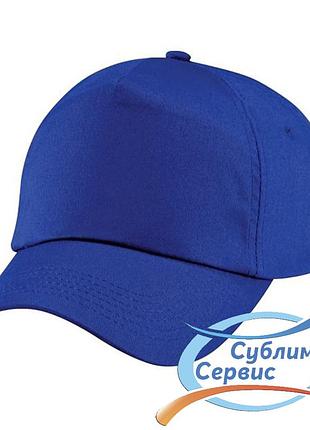 Кепка хлопковая, пятиклинка 180 г/м2 синий