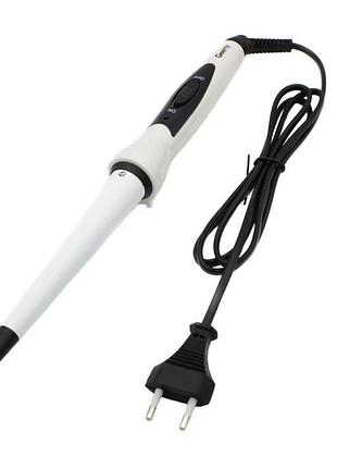 Конусная плойка для локонов geemy gm-2815