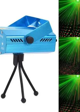 Лазерный проектор (фигурки) led mini laser stage lighting