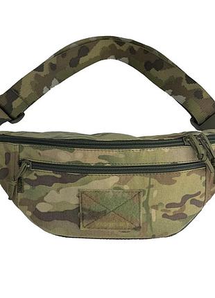 Тактична поясна сумка-бананка melgo мультикам cordura 1000 d