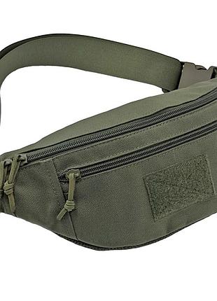 Тактическая поясная сумка-бананка олива cordura 1000 d melgo