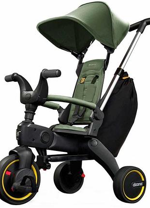 Складной трехколесный велосипед doona liki trike s3 desert green