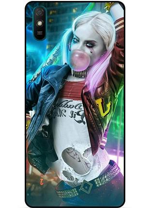 Чехол силиконовый бампер для xiaomi redmi 9a с рисунком harley quinn харли квинн joker
