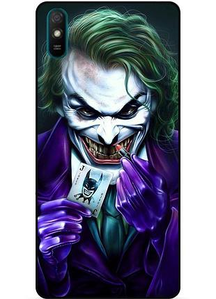 Силіконовий бампер чохол для xiaomi redmi 9a з малюнком joker джокер