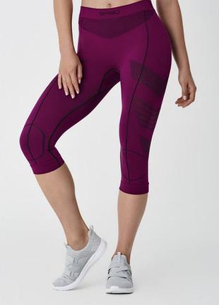 Термобілизна штани жіночі spaio thermo w03 пурпурний xl, штани 3/4 - s, m, l, xl