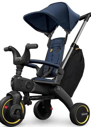 Складной трехколесный велосипед doona liki trike s3 deep blue