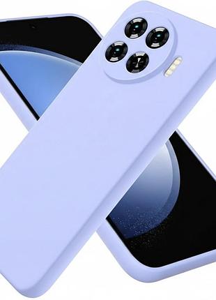 Чехол fiji full soft premium для tecno spark 20 pro plus (kj7) противоударный бампер с микрофиброй violet