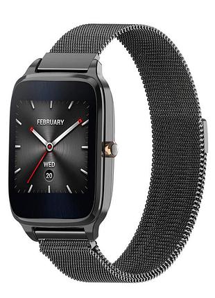 Міланський сітчастий ремінець для годинника asus zenwatch 2 women (wi502q) - black