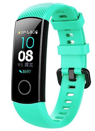 Силиконовый ремешок primo для фитнес-браслета huawei honor band 4 / 5 - mint