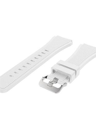 Силіконовий ремінець для годинника huawei watch gt 2 / gt active 46mm - white