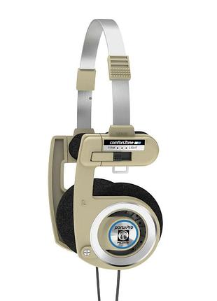 Навушники on-ear koss porta pro classic, 3.5 mini-jack, 1.2м, бежевий v2