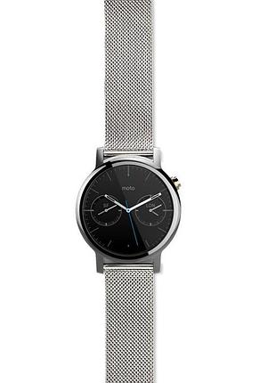 Міланський сітчастий ремінець primo для годинника motorola moto 360 2nd gen (42mm) - silver