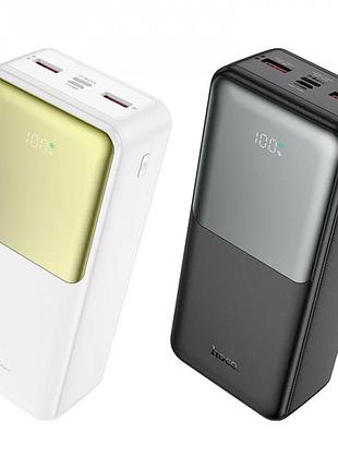 Павербанк power bank hoco j136b 30000 mah 22.5w+pd20w black зі швидкою зарядкою