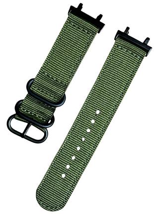 Нейлоновий ремінець primo traveller для годинника xiaomi amazfit t-rex 3 (w2323gl2n) – army green