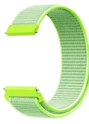Нейлоновий ремінець primo для годин motorola moto 360 2nd gen (46mm) - lime